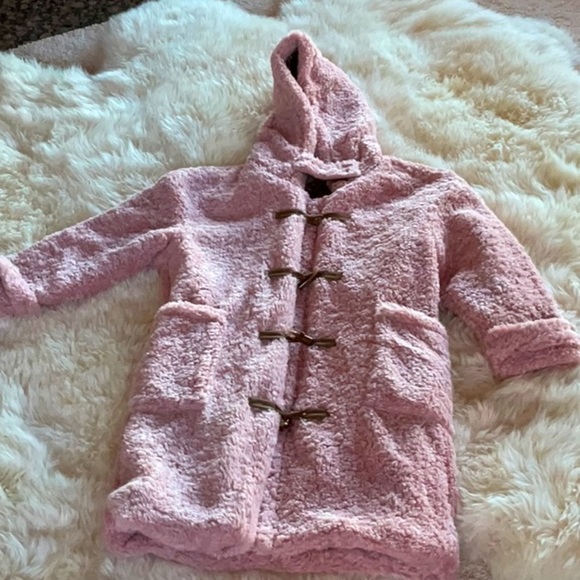 Sherpa Faux Fur with Hood Coat - Picture 2 of 4